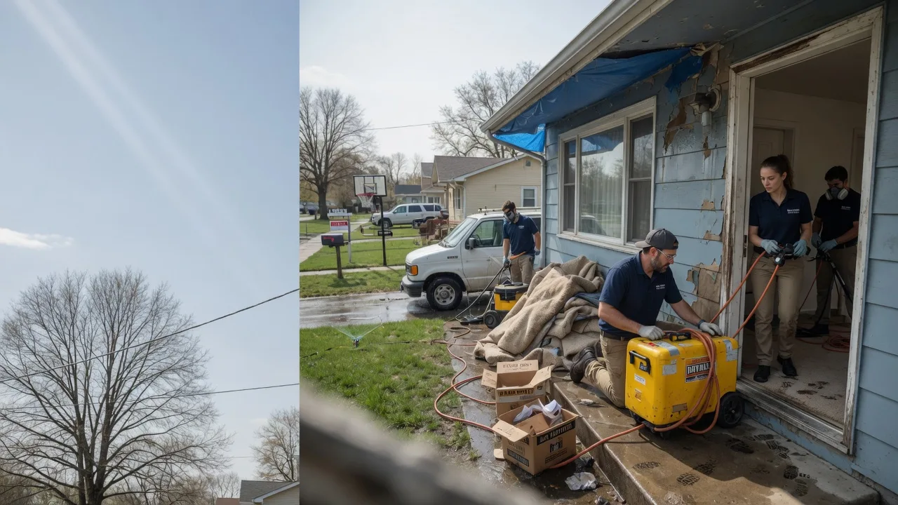 Basement Flood Cleanup in Warbranch, KY near me